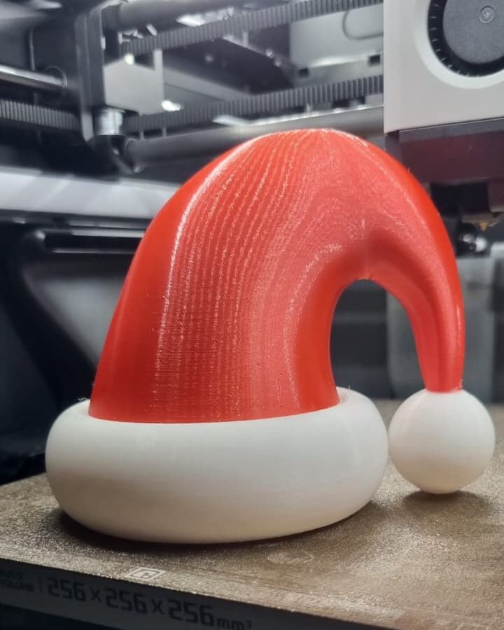 Gedruckte Weihnachtsmannmütze für die Anhängerkupplung